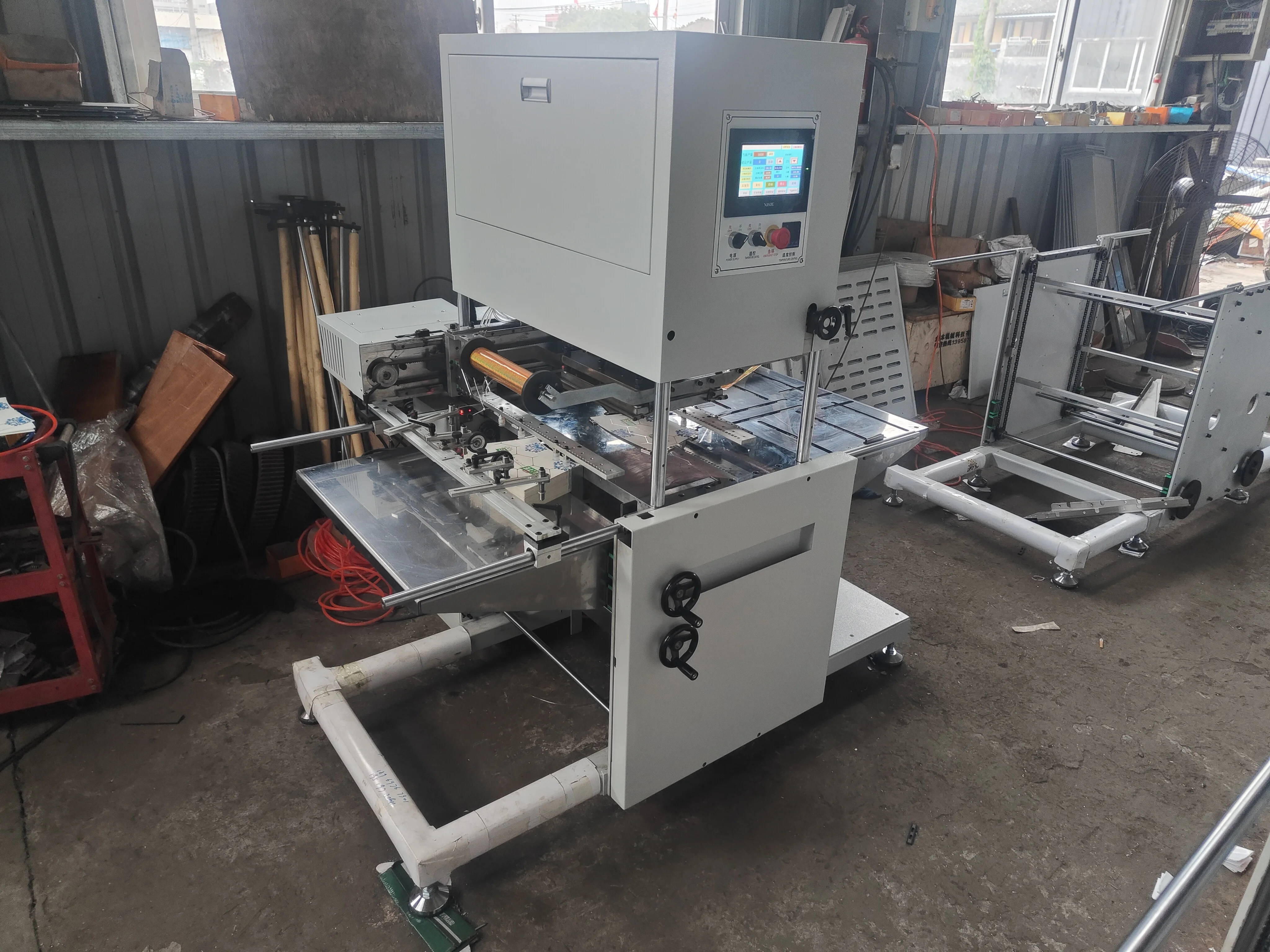 Automatic Card Leather Paper Bronzing Printer Aluminum Foil Embossing Machine Pneumatic Digital Gold Hot Foil Stamping Machine