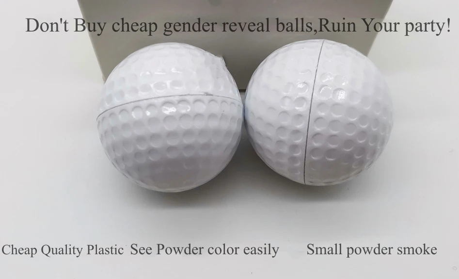 Best Quality Gender Reveal Golf Balls You Never See Buy Gender Reveal