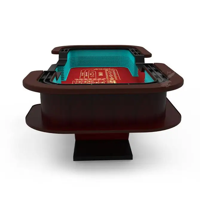 Deluxe Custom Casino Craps Gaming Table - Professional Quality