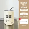 La vie sans solution 350ml-paille