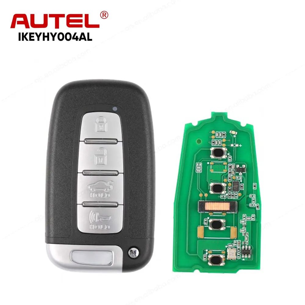 Autel IKEYHY004AL IKEY HY004AL 4 Buttons Smart Universal Key for Hyundai Used with Altra Car Key ProgrammerKM100 IM508 IM608S II