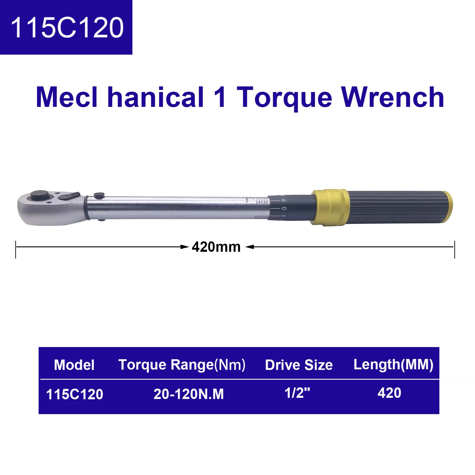 1/2'' Degree Torque Wrench 20120n.m With 3 Accuracy Buy Torque