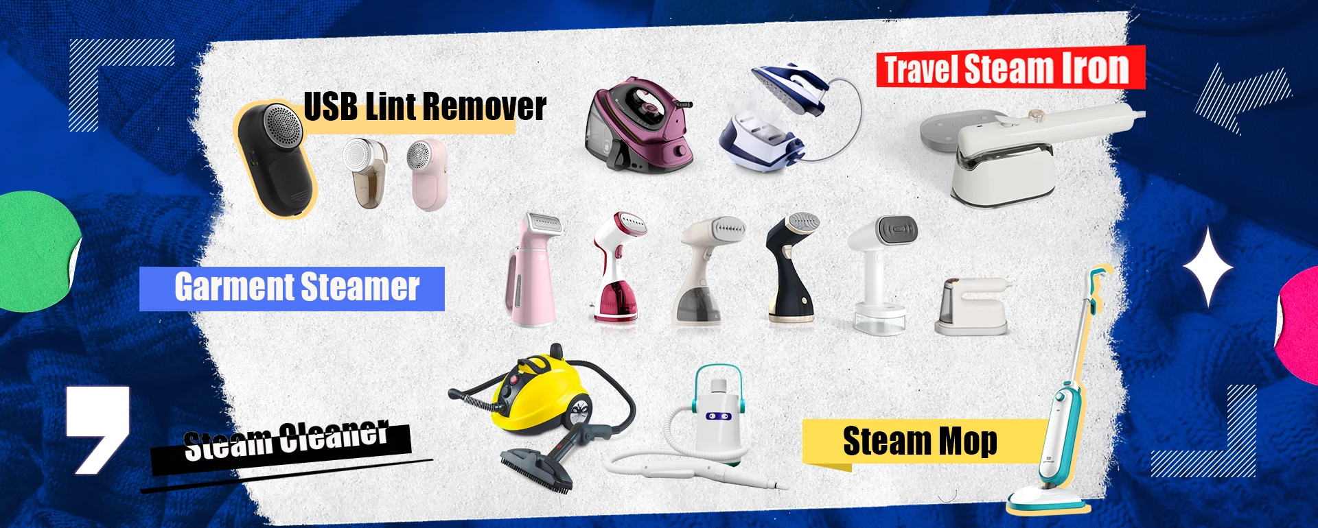 Portable Handheld Steam Cleaner High Pressure Steam Vacuum Cleaner For