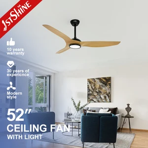1stshine Ceiling Fan Indoor Lighting DC Motor Hot Sale Smart Voice Control Ceiling Fan with LED Light