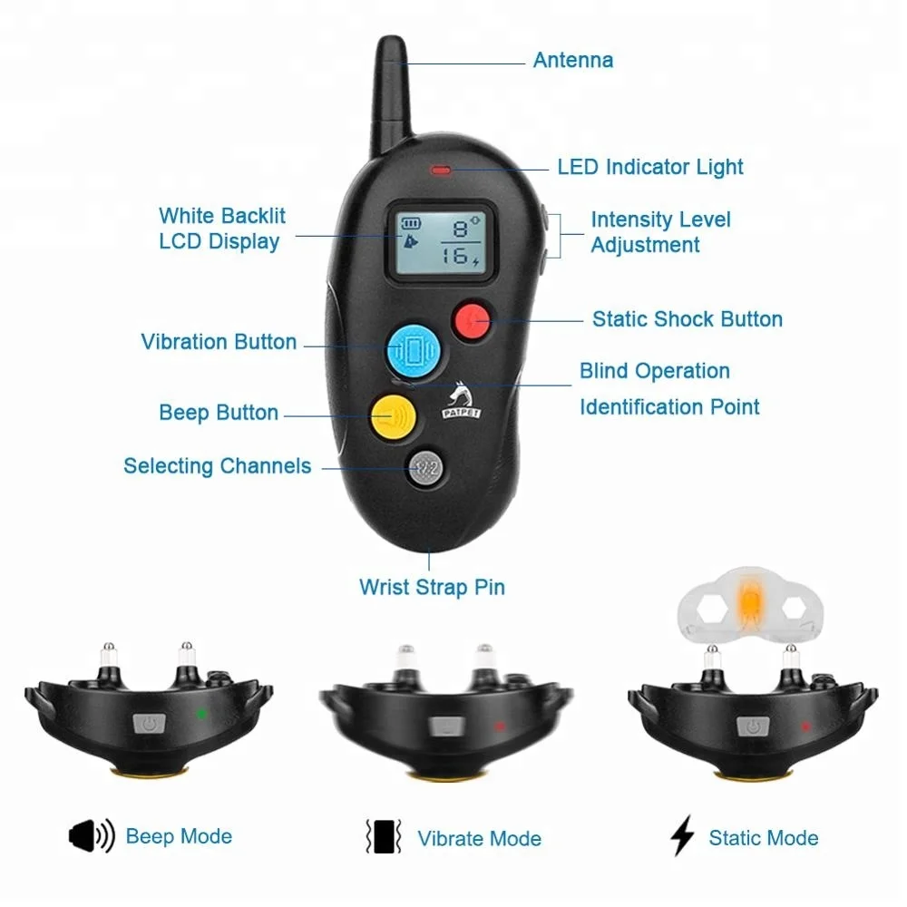 Ошейник без ударных ударов, без коры и без повреждений