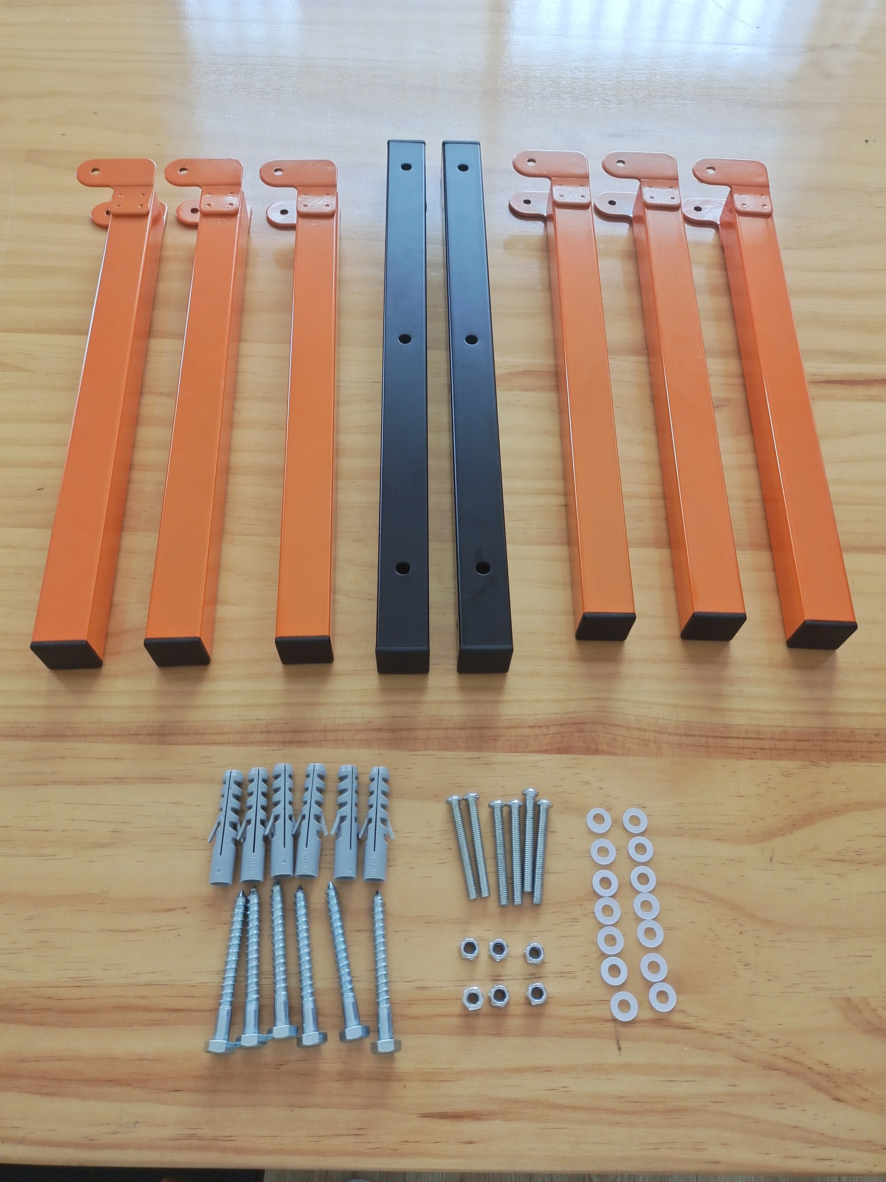 Lumber Storage Rack Wood Organizer Heavy Duty Wall Mount Metal Rack