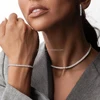Pulsera de 2 mm de ancho - Blanca