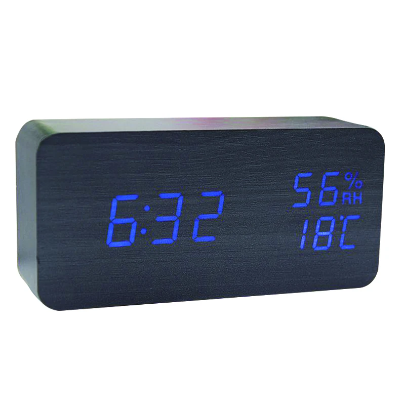 skildring Wade pille Wholesale New Style Wooden Led Clock Display Time Temperature LED Digital  Desk Clock From m.alibaba.com