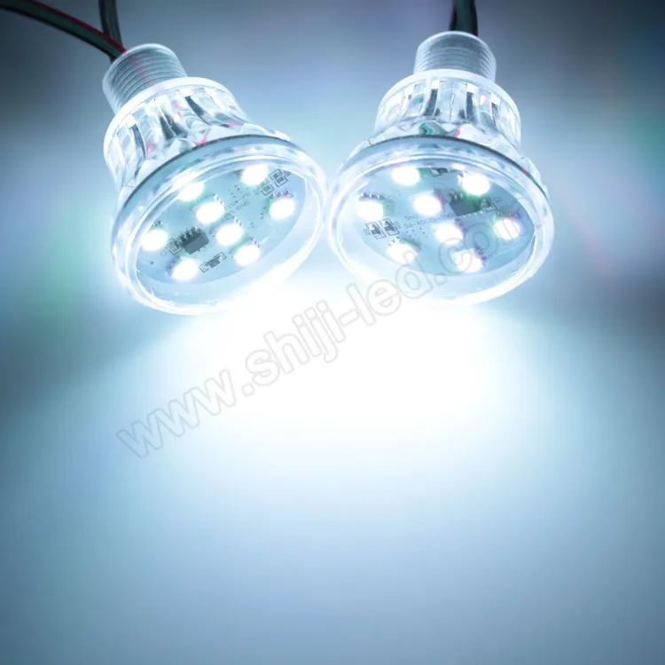 Smart Colorfully 45mm 12pcs  USC1903 RGB Turbo Pixel Addressable Waterproof Amusement Lighting