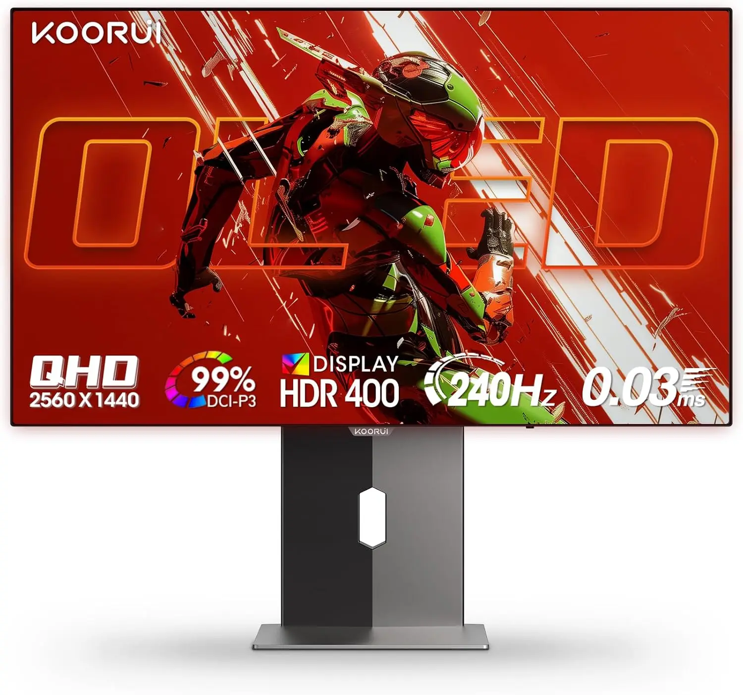 KOORUI 27E3QK 27型 WQHD 240Hz 美品 Koorui 27E3QK 27