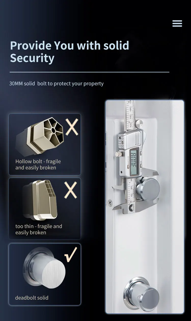 CEQSAFE Home Bank Digital Safe Metal Security Steel Fireproof Safe Box manufacture
