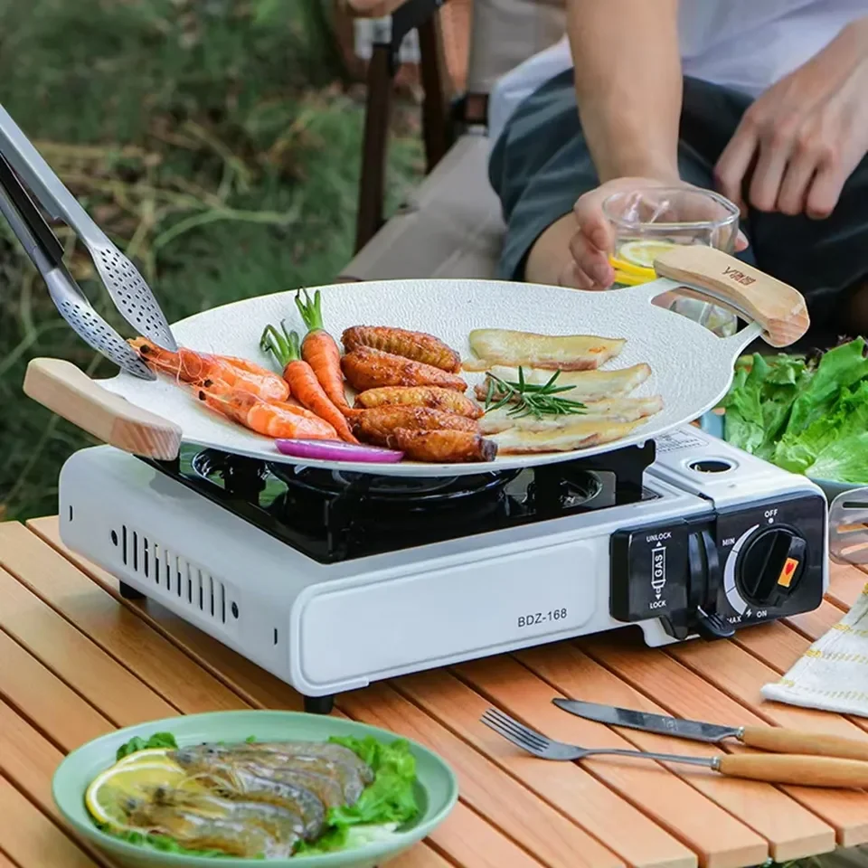 Mini Portable Camp Gas Stove Perfect for Outdoor BBQ