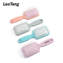 Plastic Detangling Brush Scalp Massager Pocket Comb Hair Brush For Kids And Travel