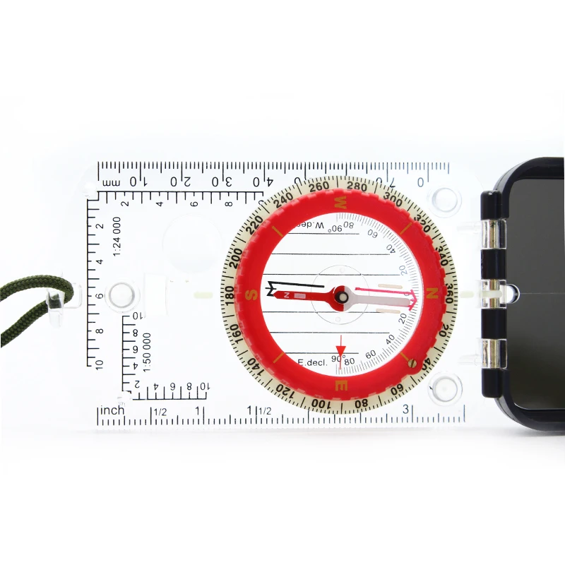 Survival Orienteering Map Compass Sighting Mirror Compass with ...