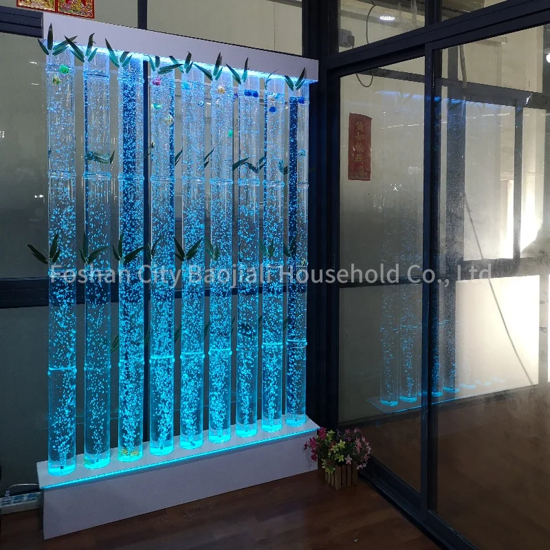屋内用アクリルバブルウォール LEDライト パネルスクリーン