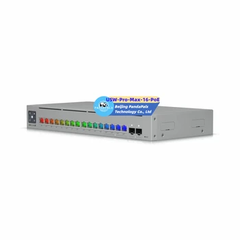 Original New Ubiquiti UniFi USW-Pro-Max-16-PoE 16 port gigabit poe L3 rj45 network switch