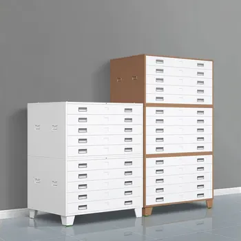 5/10/15 metal Drawers Storage Flat File Cabinet Chest Storage Storage Map Cabinet