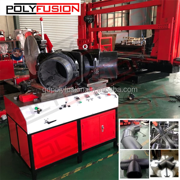1200mm HDPE Pipe Saddle Fusion Welding Machine HDPE Pipe Workshop Fitting Fusion Machine Butt Welders