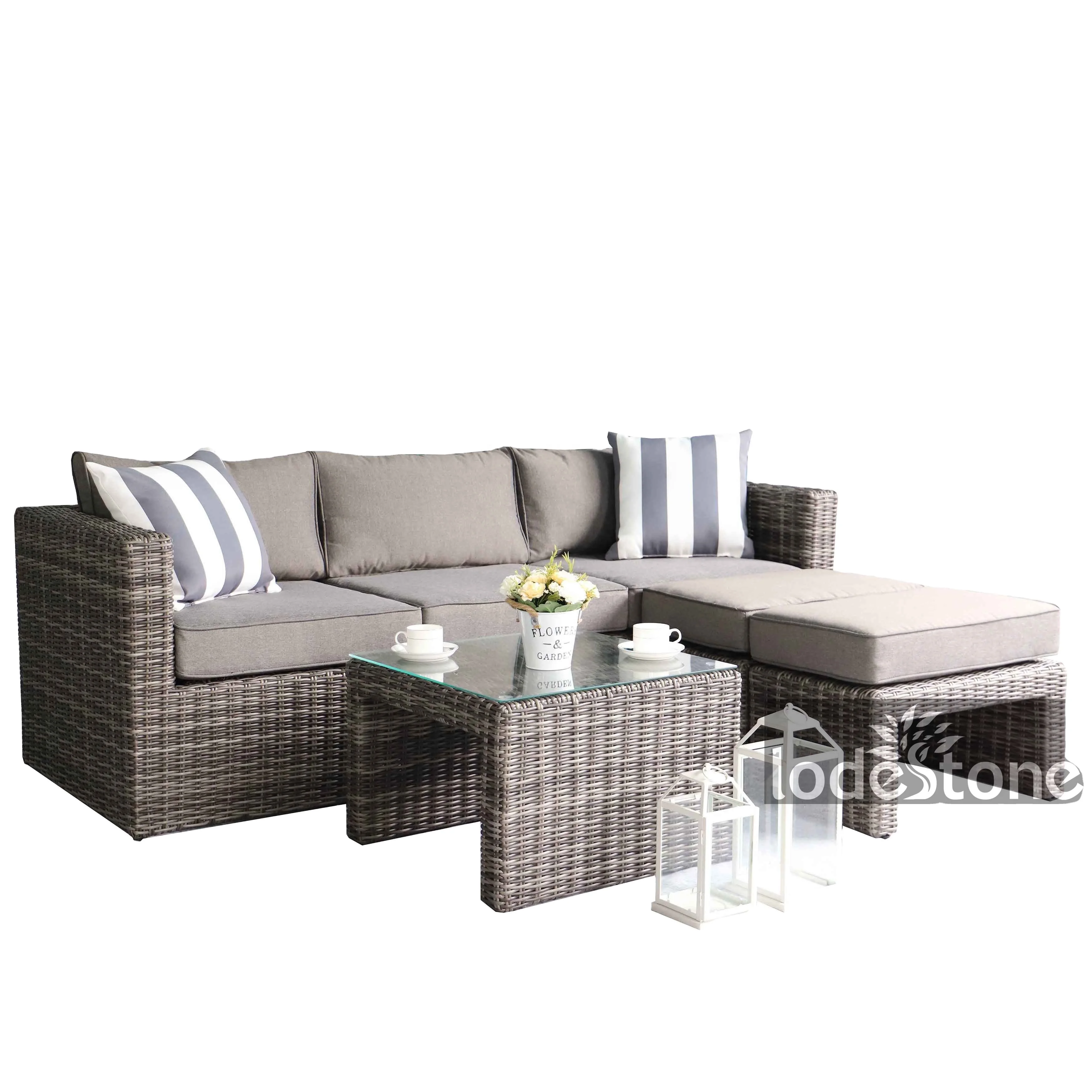 modular rattan sofa set