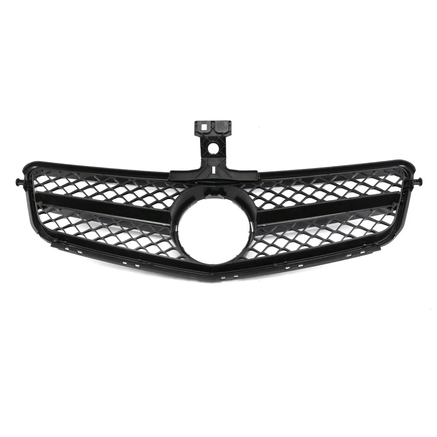 product tiypeor car front bumper grille chrome plated matte black amg front grille for mercedes benz w204 2007 2014 models-10