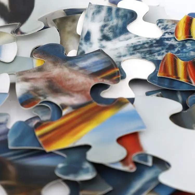 Таможня напечатала развивающие игрушки головоломки животных Бумага нетоксичные картонный пазл для