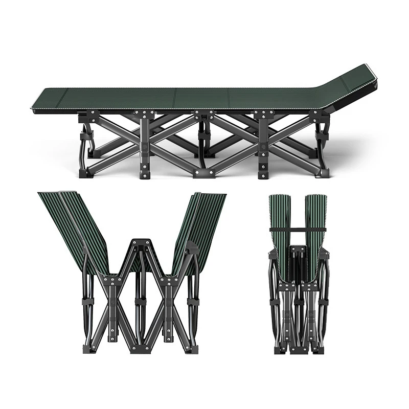 Outdoor Portable Travel Bed Foldable Clamshell Bed Camping Cot Camping