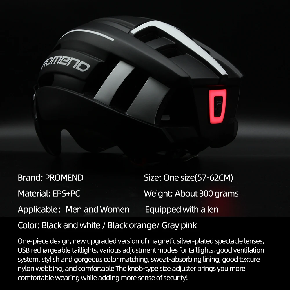 Bicycle helmet with online led lights