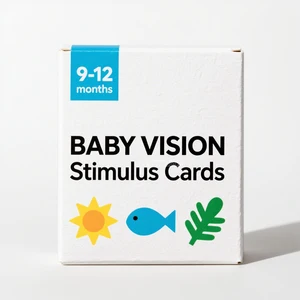 High-Quality Customized Printing Early Learning Flash Card Handmade Baby Vision Stimulus Cards
