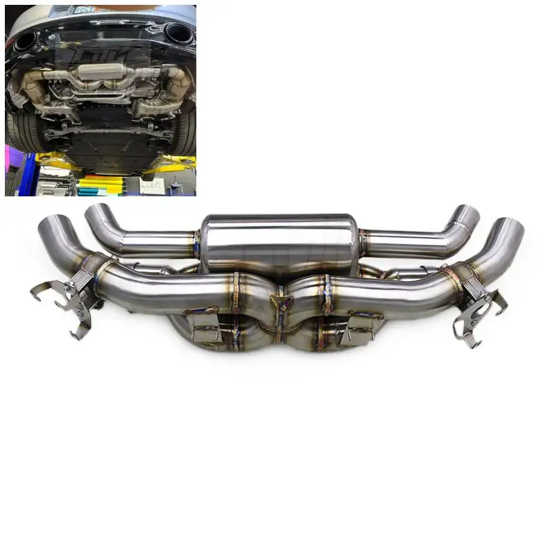 Valve Catback Exhaust System For Porsche 911 992 / 992.1 / 992.2 Turbo S Carrera S 3.0T / 3.8T