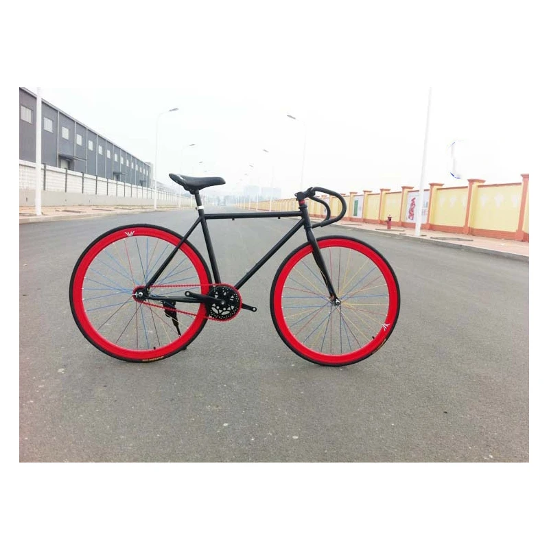 Cheap Classic Complete Frameset Fixed Gear Bikes Celt Integrated Wheelset Fixie Rear Wheel Bicycle Fixie Gear Bike