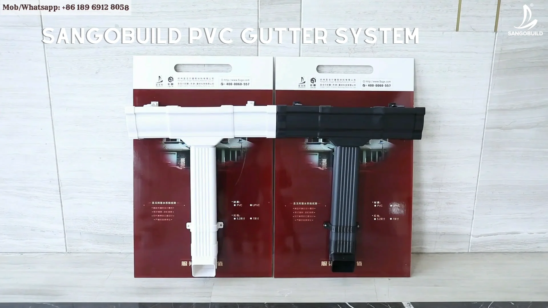 Outdoor Rain Gutter Downpipe Splash Block Leak Proof Pvc Gutters Downspouts Rain Gutter System