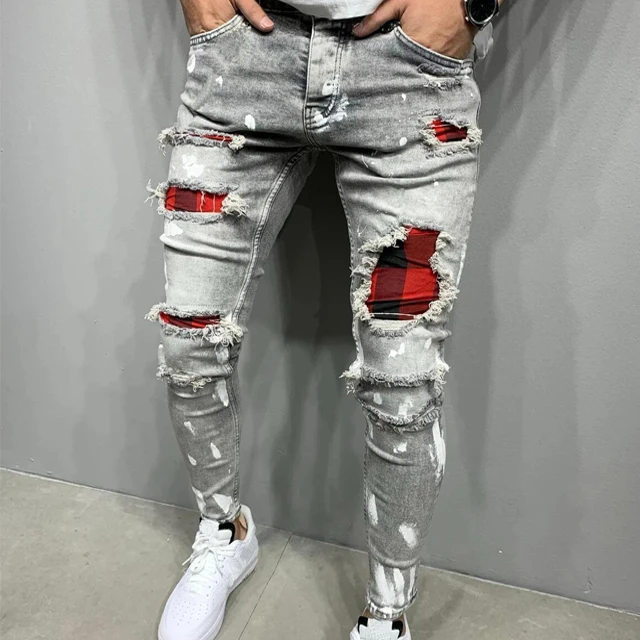 Ruined Plus Size Mens Denim Fashion Nova Men Jeans With Tear Detailing  Trendy European And New Design For A Chic Look XX1013 From  Moncl_swear_store, $19.22