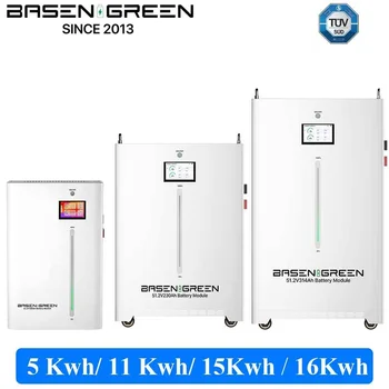 Basengreen LiFePO4 solar storage battery 10kWh 48V / 51.2V 300Ah
