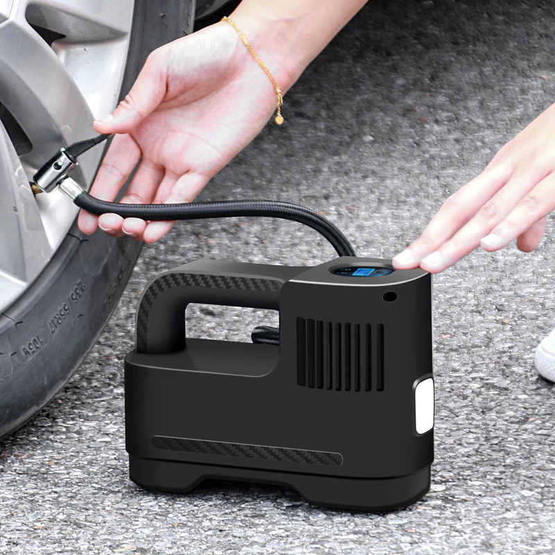 car inflator abs metal portable tire digital car air compressor