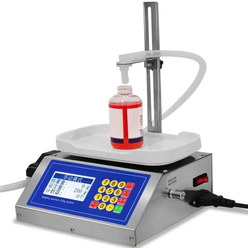 TEBAK Wine Soy Sauce Vinegar All Kinds of Bottled Beverage Essential Oil Liquid Quantitative Weighing Filling Machine