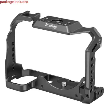 SmallRig Aluminum Alloy Cage for Nikon Z5 / Z6 / Z7 / Z6II / Z7II Camera with Built-in NATO Rail and Cold Shoe Mount for detail image