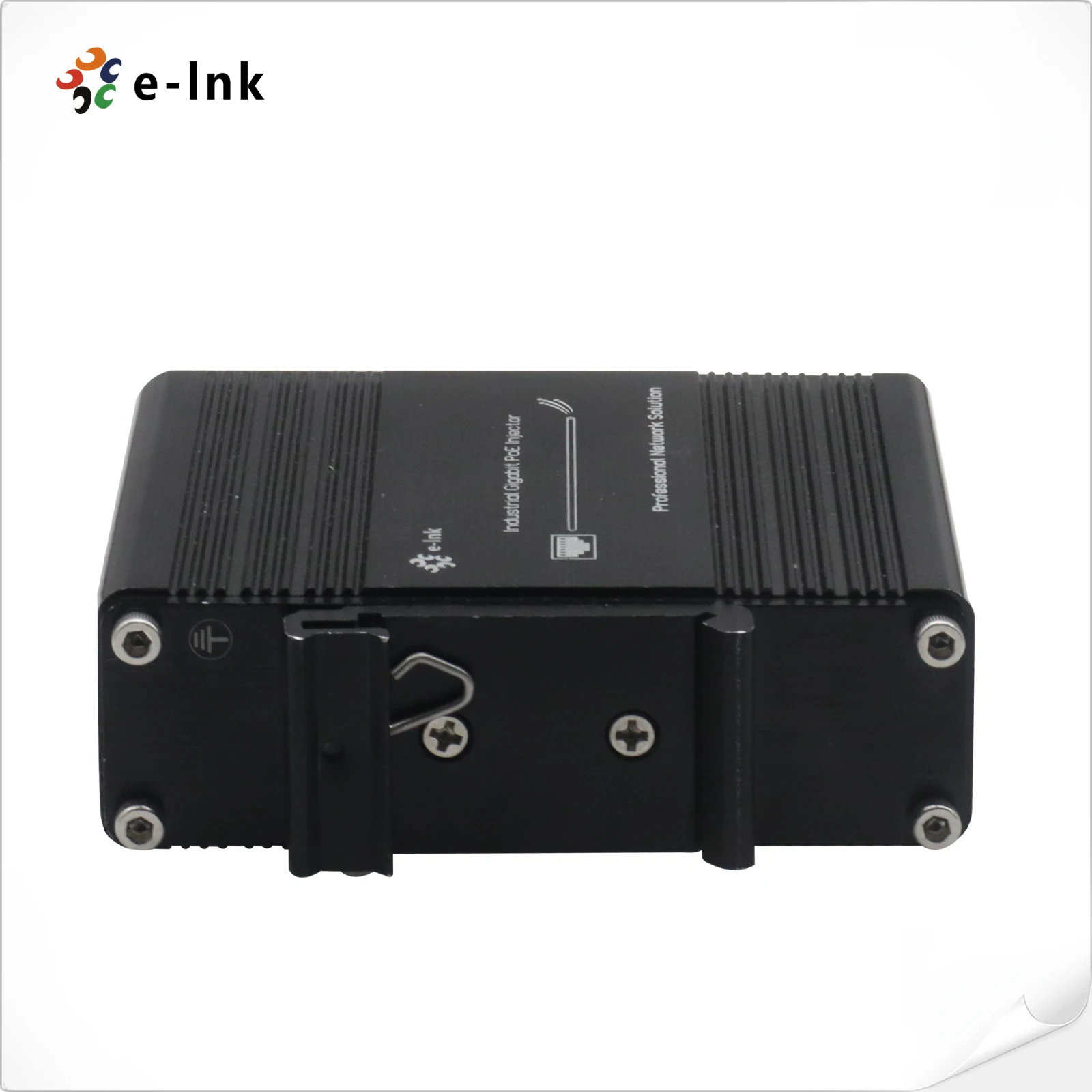 Industrial Gigabit 60W PoE Injector 12 to 48V DC Input with Power Booster for powering CCTV Cameras