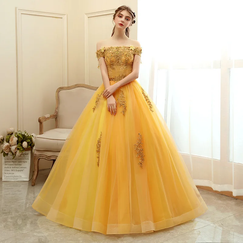Pink Glitter Tulle Graduation Party Gowns With 34 Sleeves Elegant Aline  Floorlength Long Women Formal Evening Dresses  Evening Dresses   AliExpress