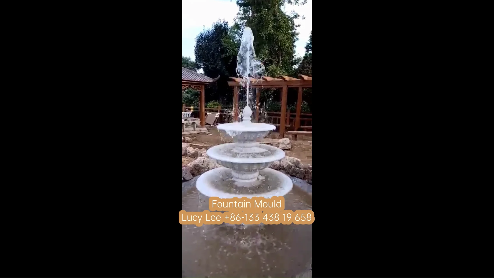 Concrete Silicone Plastic Fiberglass Precast Large Fountain Moulds For