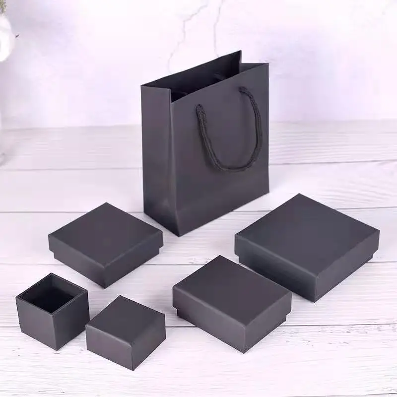 Bulk Paper Jewelry Case Packing Gift Boxes For Ring Earrings Necklace Bracelet 