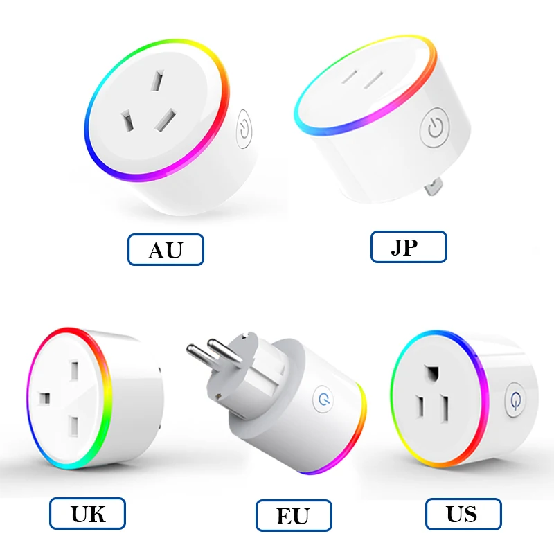 Rgb-розетка с поддержкой Wi-Fi и Alexa
