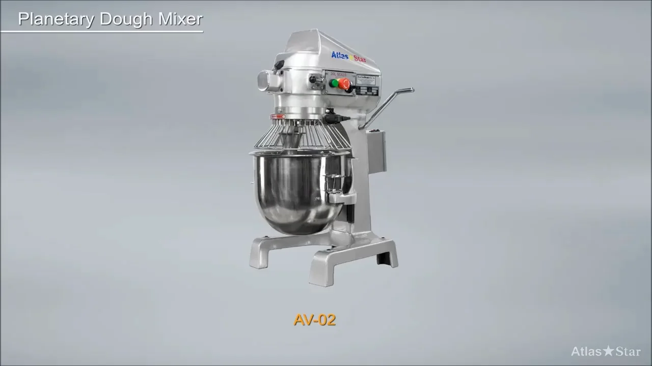 Planetary Dough Mixer Atlas Star 20 Liter Cake Mixer AS-20