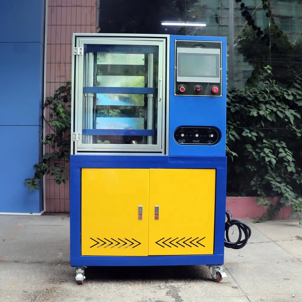 Lab Rubber Carpet Track Vulcanizing Press Machine