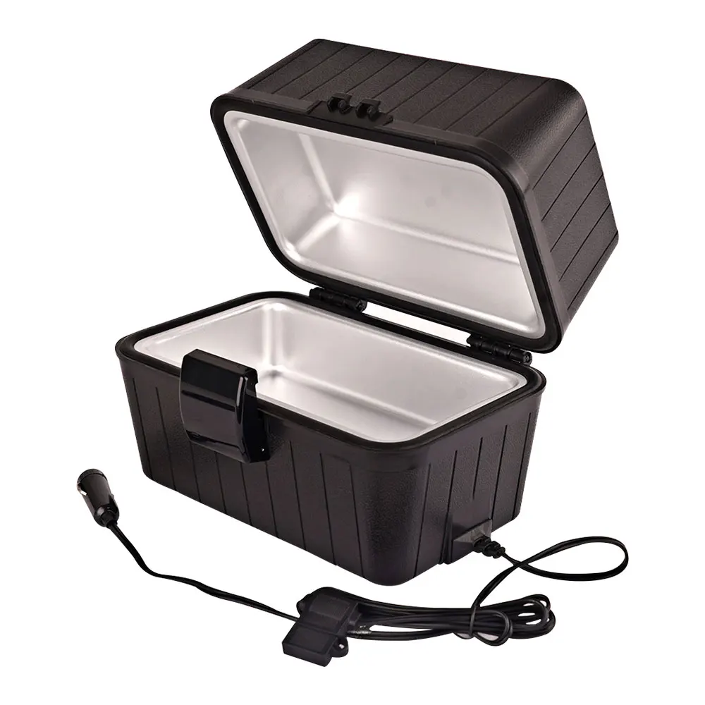 Zone Tech Food Heating Lunch Box - Insulated Warmer & Heater Black