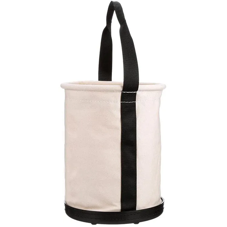 Custom Heavy Canvas Bag Durable Wideopening Straightwall Grunt Bucket
