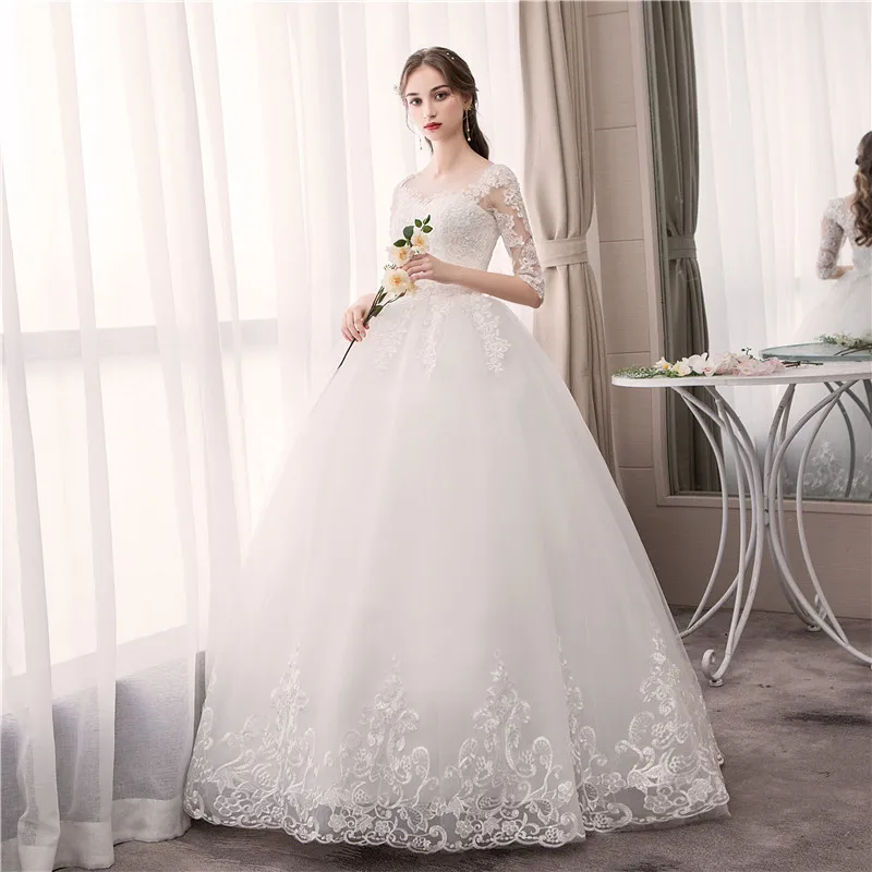 New Fashion Styles Women Wedding Dresses Shoulderless Floor Length ...