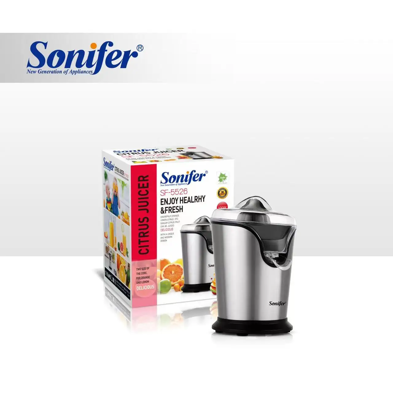 Sonifer SF-5526 Citrus Juicer - High Quality & Low Noise