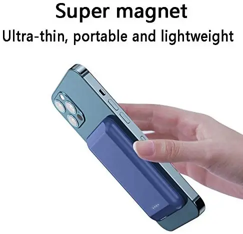 15W Mag-Safe Wireless Power Bank Portable Charger 5000mAh Magnetic External Battery Pack Ultra-Compact, High-Speed Charge 20W PD - ANKUX.COM