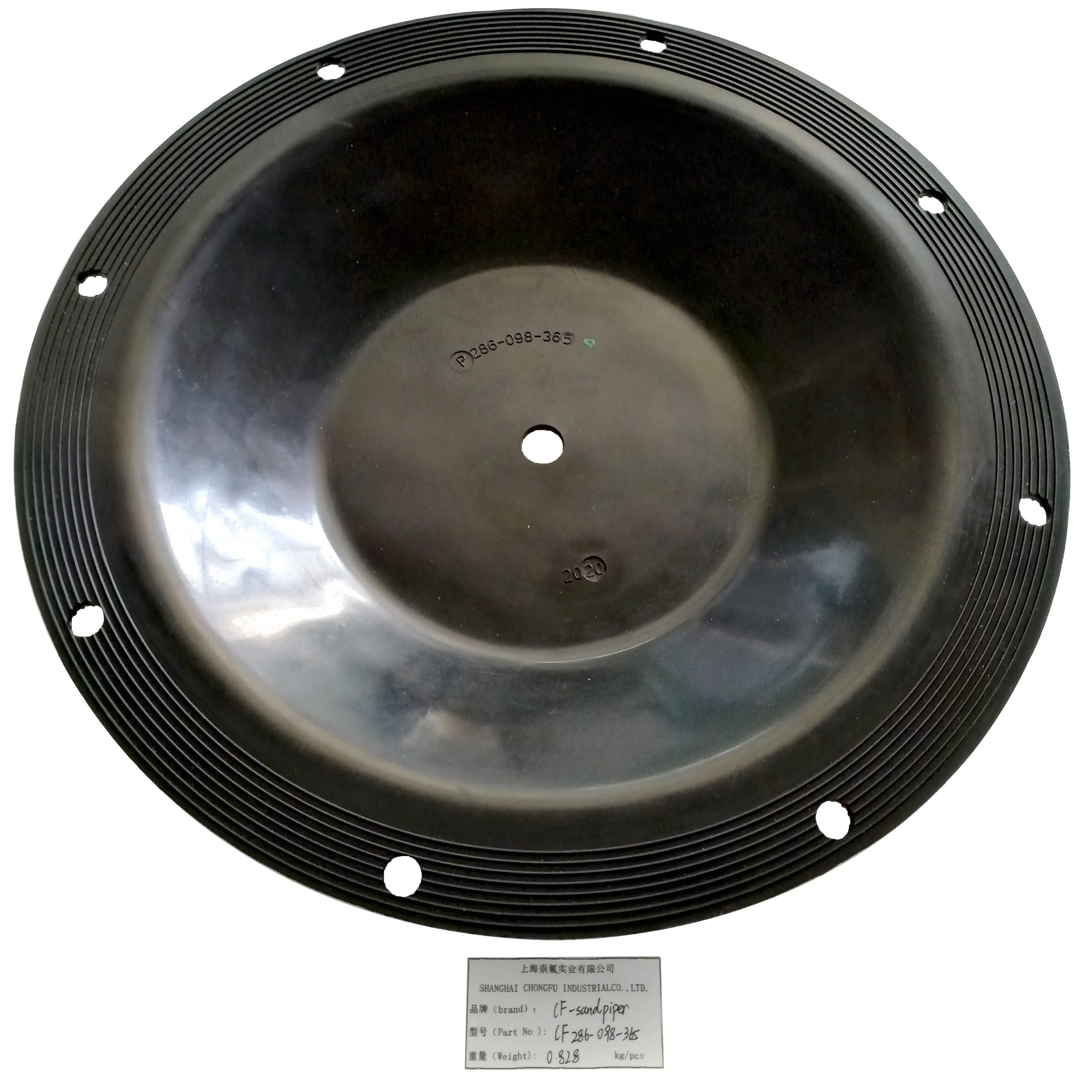 Rubber Diaphragm Black for Air operated Double Pneumatic Diaphragm Pump 286-098-365 supplier