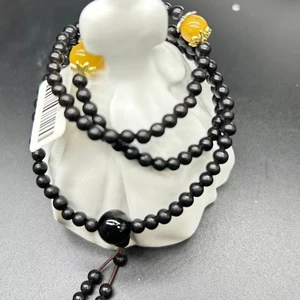 Black Sandalwood Bracelet Accessories with Ethnic Style, Multi-layer Elastic Bracelet That Can Be Worn by Both Men and Women